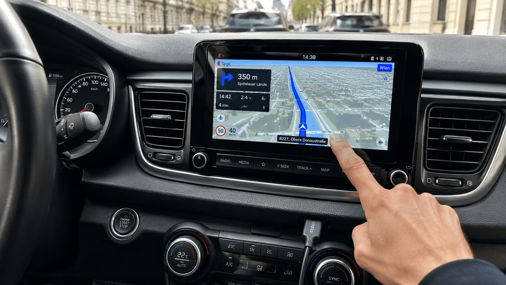 Sygic GPS Navigation on Android Auto