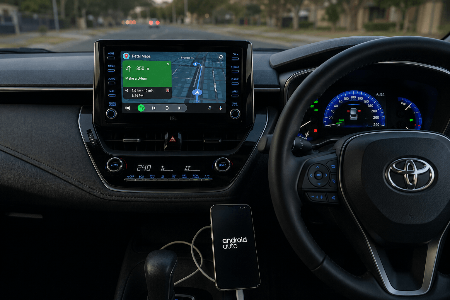 Petal Maps on Android Auto| 2026