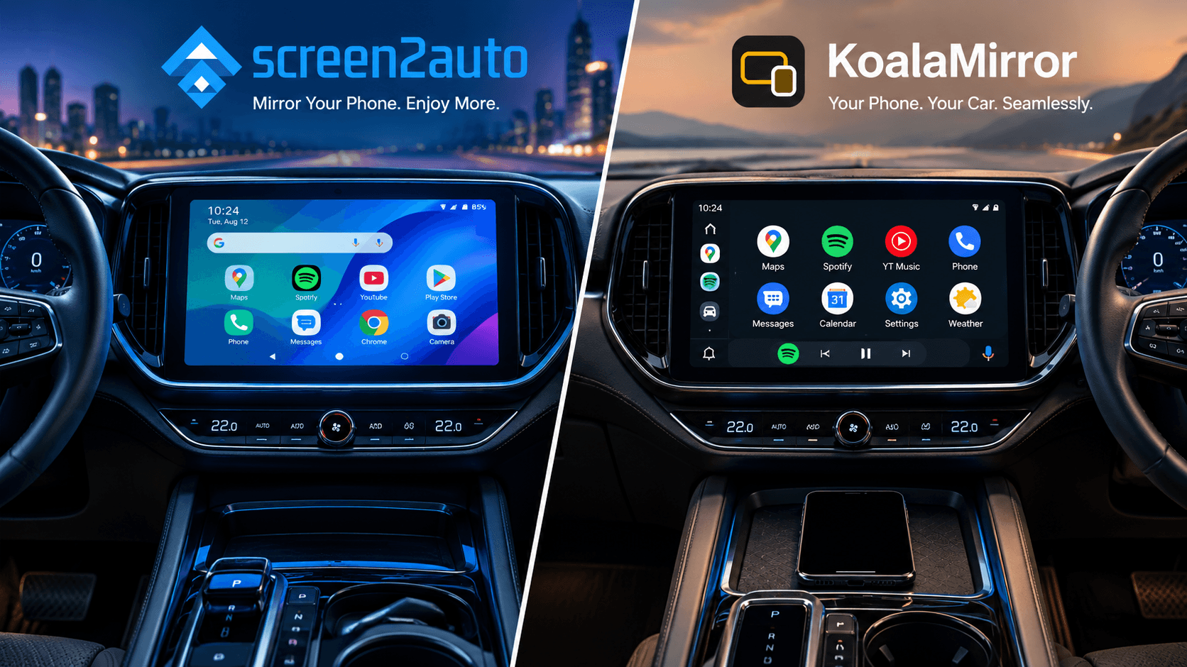 Screen2Auto vs KoalaMirror